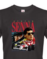 Pánské tričko s potiskem Ayrton Senna -  tričko pro milovníky F1