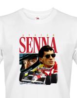 Pánské tričko s potiskem Ayrton Senna -  tričko pro milovníky F1