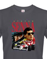 Pánské tričko s potiskem Ayrton Senna -  tričko pro milovníky F1