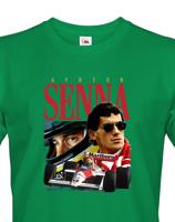 Pánské tričko s potiskem Ayrton Senna -  tričko pro milovníky F1