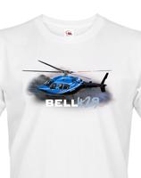 Pánské tričko s potiskem Bell 429 - ideální dárek pro milovníky helikoptér