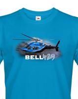 Pánské tričko s potiskem Bell 429 - ideální dárek pro milovníky helikoptér