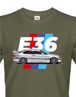 Pánské tričko s potiskem Bmw E36 -  tričko pro milovníky aut