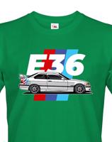 Pánské tričko s potiskem Bmw E36 -  tričko pro milovníky aut