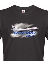 Pánské tričko s potiskem Boeing 747 Air Force One -  tričko pro milovníky letounů