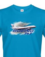 Pánské tričko s potiskem Boeing 747 Air Force One -  tričko pro milovníky letounů