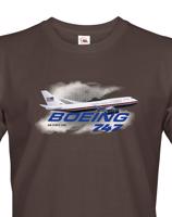 Pánské tričko s potiskem Boeing 747 Air Force One -  tričko pro milovníky letounů
