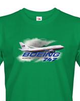 Pánské tričko s potiskem Boeing 747 Air Force One -  tričko pro milovníky letounů