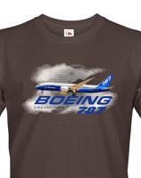 Pánské tričko s potiskem Boeing 787 tričko pro milovníky letounů
