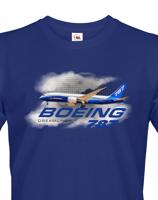 Pánské tričko s potiskem Boeing 787 tričko pro milovníky letounů