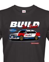 Pánské tričko s potiskem Build for speed -  tričko pro milovníky aut