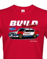 Pánské tričko s potiskem Build for speed -  tričko pro milovníky aut