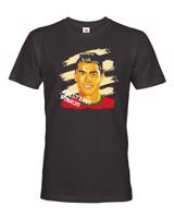 Pánské tričko s potiskem Cristiano Ronaldo -  pánské tričko pro milovníky fotbalu