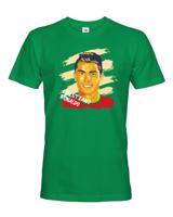 Pánské tričko s potiskem Cristiano Ronaldo -  pánské tričko pro milovníky fotbalu