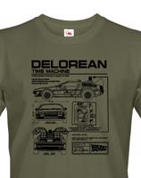 Pánské tričko s potiskem DeLorean - ideální dárek