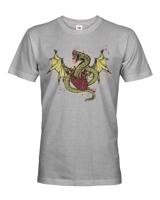 Pánské tričko s potiskem draka - tričko pro milovníky draků