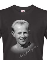 Pánské tričko s potiskem Emila Zátopka