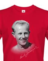 Pánské tričko s potiskem Emila Zátopka