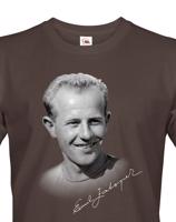 Pánské tričko s potiskem Emila Zátopka