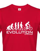 Pánské tričko s potiskem Evoluce cyklistiky. Nejoblíbenější motiv v kategorii.