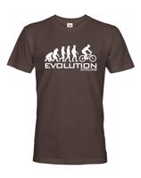 Pánské tričko s potiskem Evoluce cyklistiky. Nejoblíbenější motiv v kategorii.