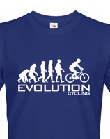 Pánské tričko s potiskem Evoluce cyklistiky. Nejoblíbenější motiv v kategorii.