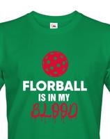 Pánské tričko s potiskem Florbal is in my blood - tričko pro florbalisty