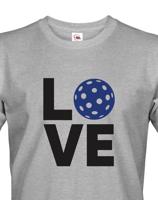 Pánské tričko s potiskem Florbal love - ideální dárek pro florbalistu