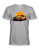 Pánské tričko s potiskem Ford Mustang -   tričko pro milovníky aut