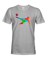 Pánské tričko s potiskem fotbalisty - tričko pro milovníky fotbalu