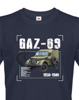 Pánské tričko s potiskem GAZ-69 - ideální dárek pro milovníky vojenské techniky