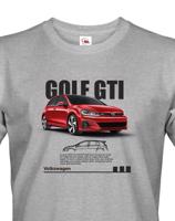 Pánské tričko s potiskem Golf GTI - ideální dárek pro muže