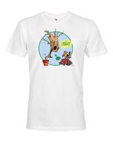 Pánské tričko s potiskem Groot - ideální dárek pro fanoušky Marvel