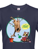 Pánské tričko s potiskem Groot - ideální dárek pro fanoušky Marvel