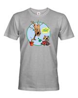 Pánské tričko s potiskem Groot - ideální dárek pro fanoušky Marvel