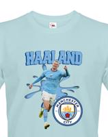 Pánské tričko s potiskem Haaland - Manchester City -  pánské tričko pro milovníky fotbalu