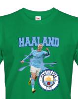 Pánské tričko s potiskem Haaland - Manchester City -  pánské tričko pro milovníky fotbalu