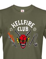 Pánské tričko s potiskem Hellfire club