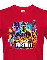 Pánské tričko s potiskem hry Fortnite - ideální pro hráče