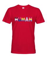 Pánské tričko s potiskem Human - LGBT pánské tričko