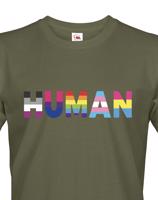Pánské tričko s potiskem Human - LGBT pánské tričko