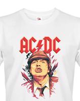 Pánské tričko s potiskem kapely AC/DC  - parádní tričko s potiskem rockové skupiny AC/DC