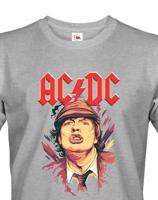 Pánské tričko s potiskem kapely AC/DC  - parádní tričko s potiskem rockové skupiny AC/DC
