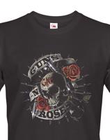 Pánské tričko s potiskem kapely Guns N' Roses  - parádní tričko s potiskem rockové skupiny Guns N' Roses