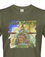 Pánské tričko s potiskem kapely Iron Maiden  - parádní tričko s potiskem rockové skupiny Iron Maiden