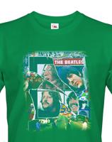 Pánské tričko s potiskem kapely The Beatles  - parádní tričko s potiskem známé hudební skupiny.