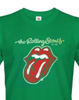 Pánské tričko s potiskem kapely The Rolling Stones  - parádní tričko s potiskem známé hudební skupiny.