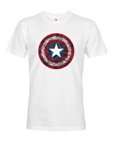 Pánské tričko s potiskem Kapitán Amerika - tričko pro fanoušky Marvel