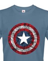 Pánské tričko s potiskem Kapitán Amerika - tričko pro fanoušky Marvel