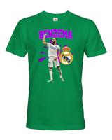 Pánské tričko s potiskem Karim Benzema -  pánské tričko pro milovníky fotbalu